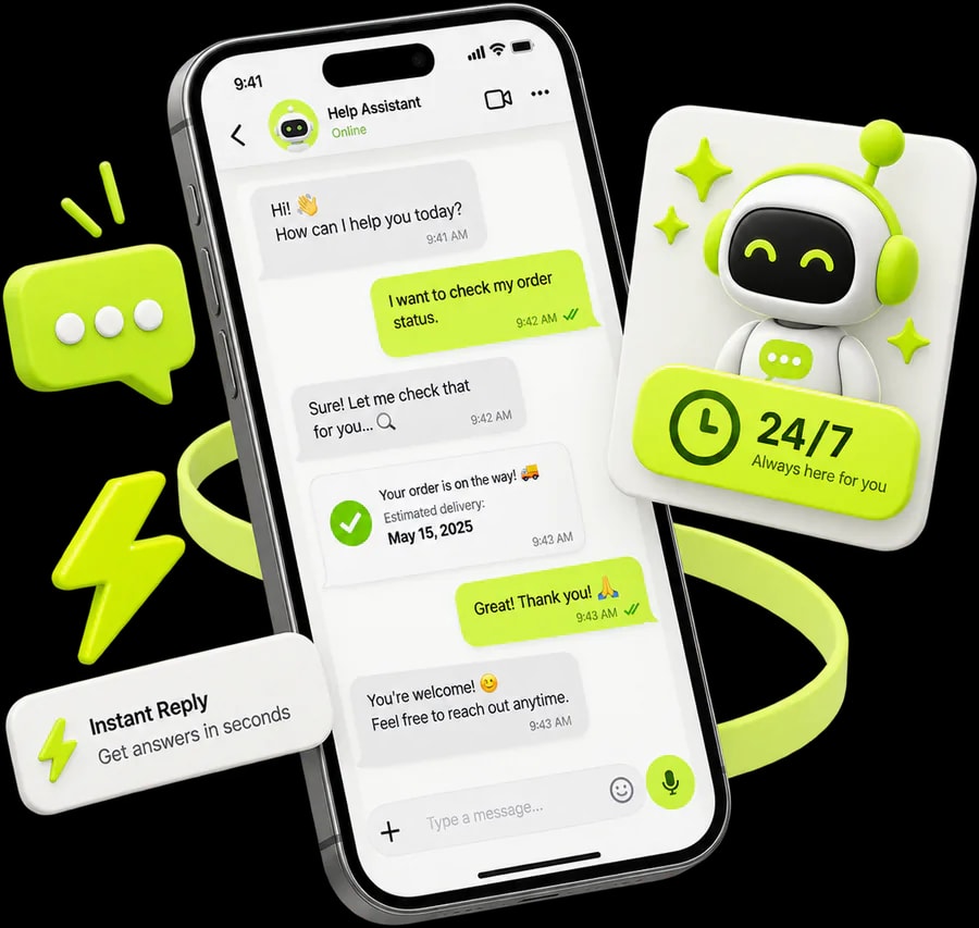 Aperçu — Chatbots WhatsApp automatisés